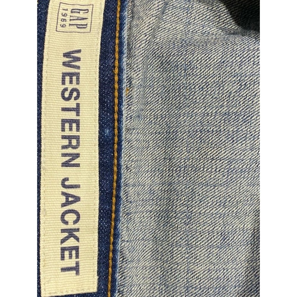 NWT GAP Limited Edition #61 of 125 -1969 Western Denim Jacket Sz M Light Wash - Picture 6 of 10